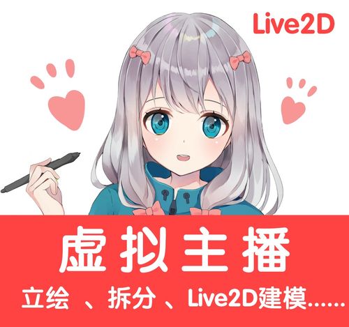 live2d虛擬人設繪畫,虛擬主播live2D價格  第4張