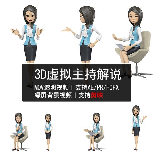 動漫3d虛擬人物,3d虛擬人物制作  第3張